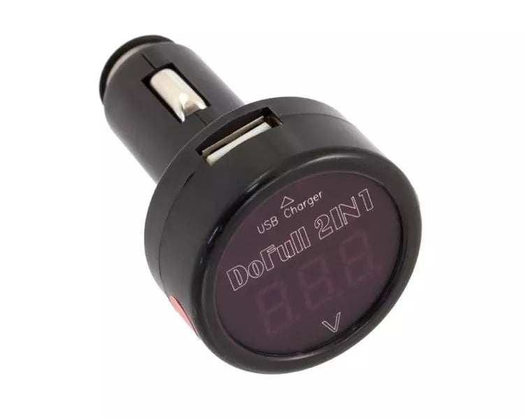 Voltmetr do auta - USB nabíječka