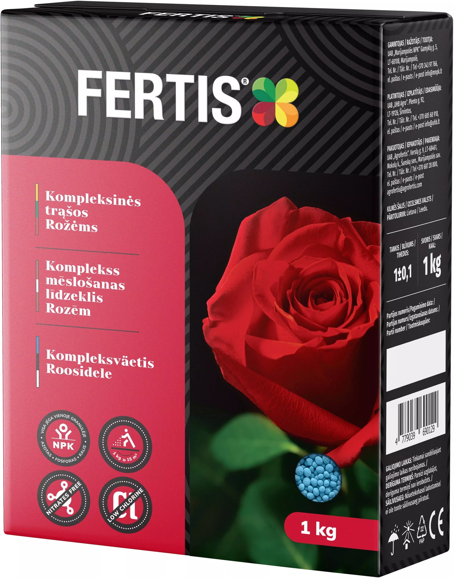 Komplexní hnojivo pro růže FERTIS, 1 kg