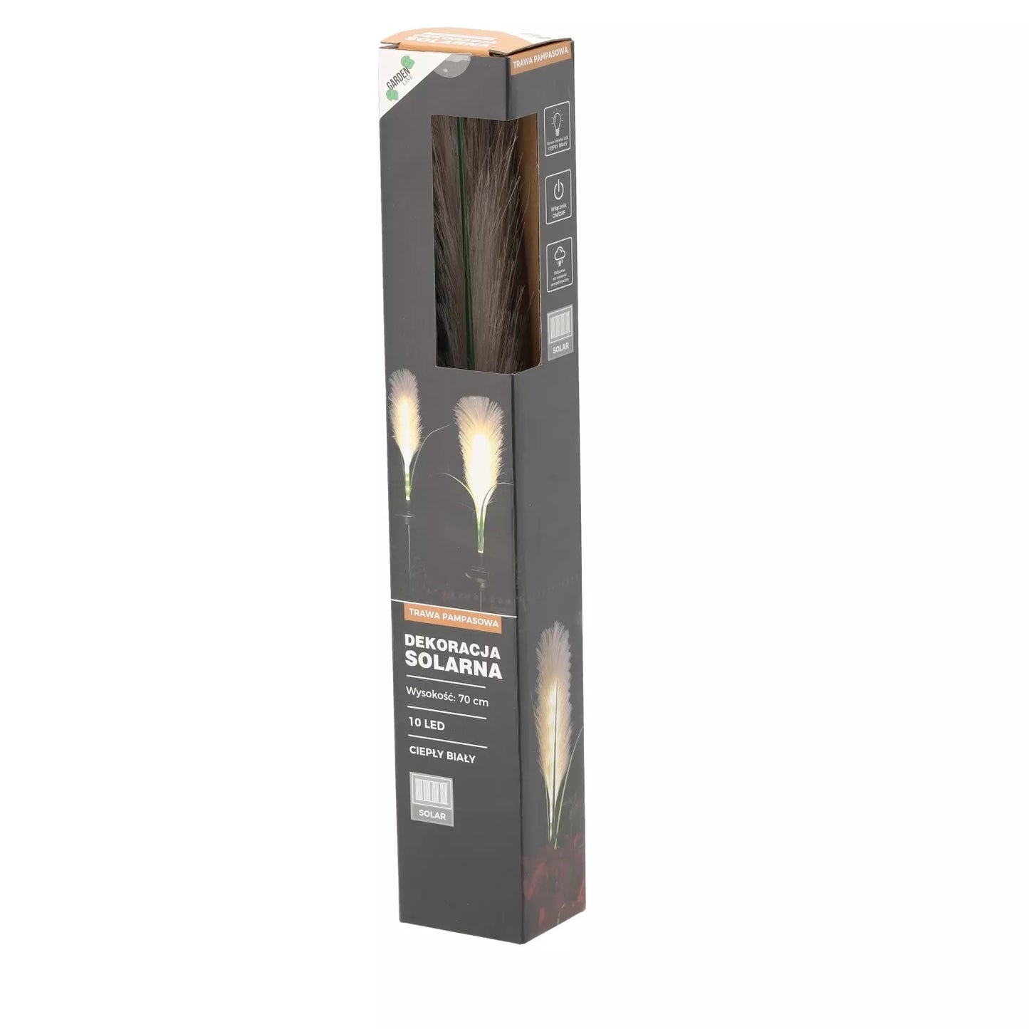 LED dekorace „Pampová tráva“, 70 cm