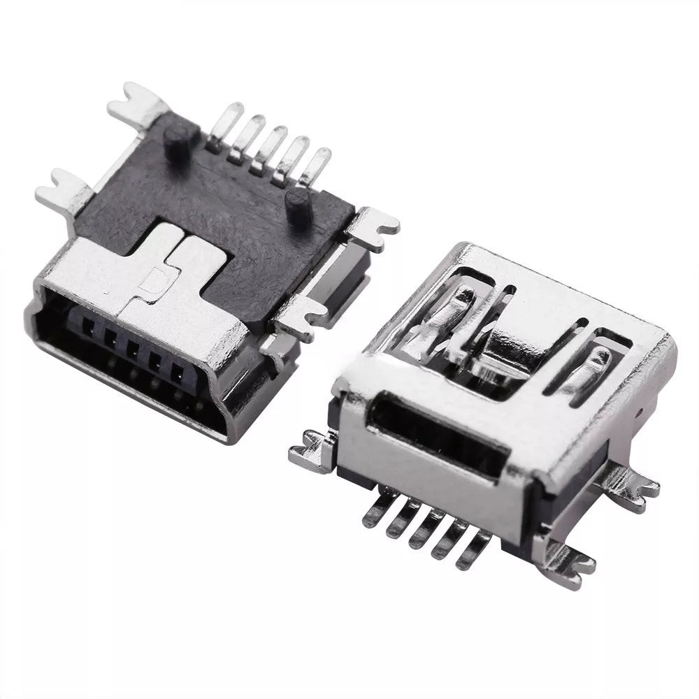 Pájecí konektor Mini USB SMD 5 pinů