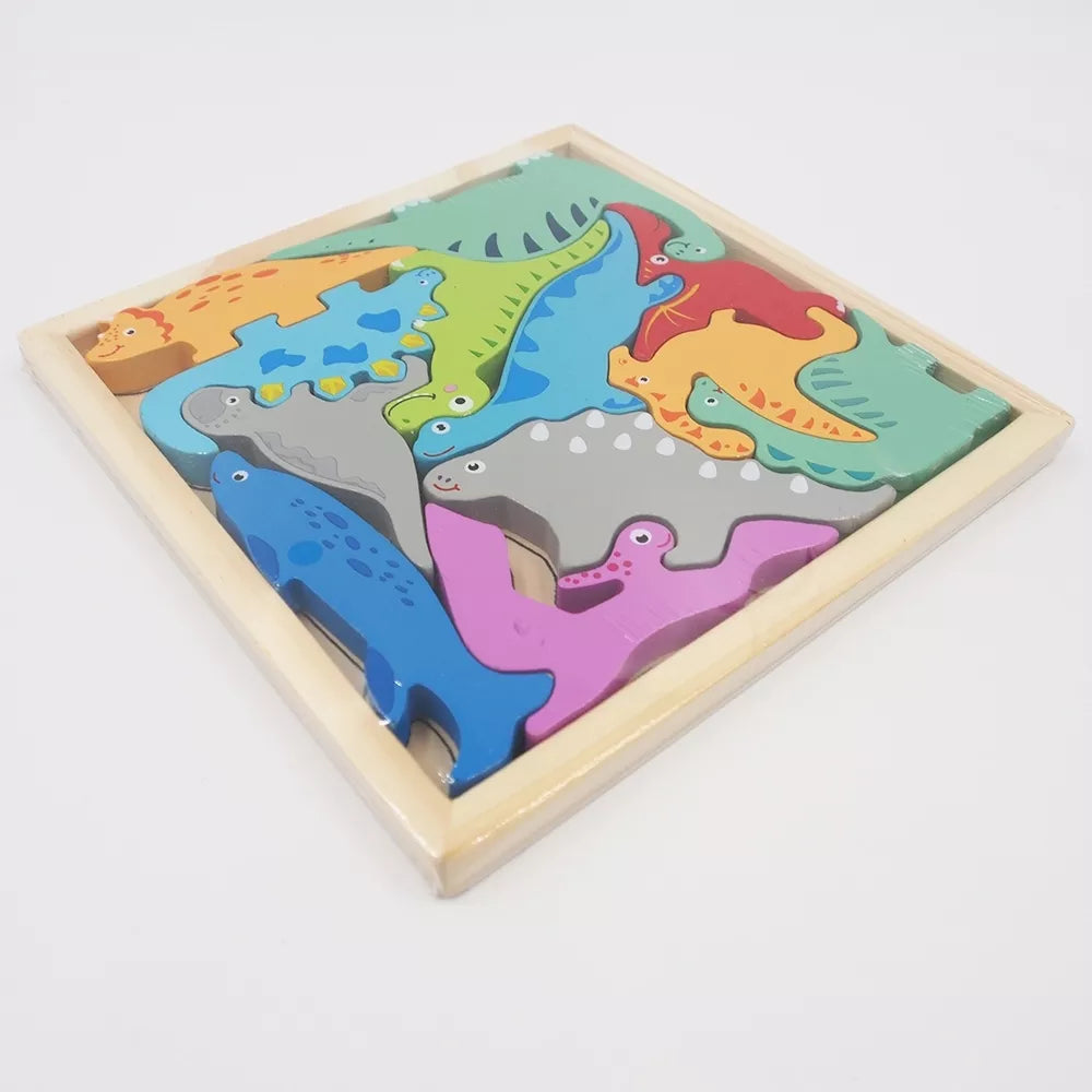 Dřevěné puzzle - skládačka
