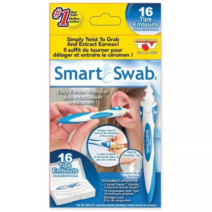 Silikonová tyčinka na čištění uší "Smart Swab"