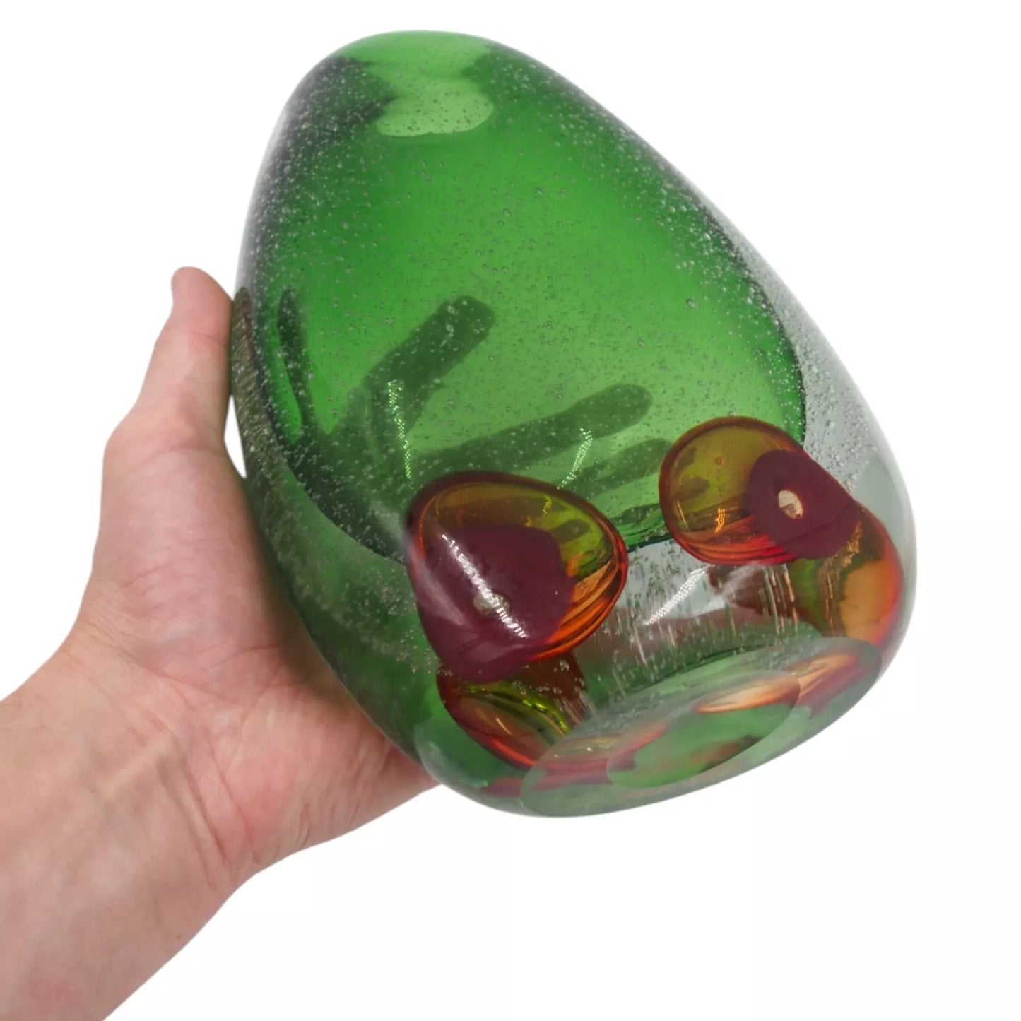 Skleněná váza, 17×7,5×20 cm – kolekce Forma Lumo