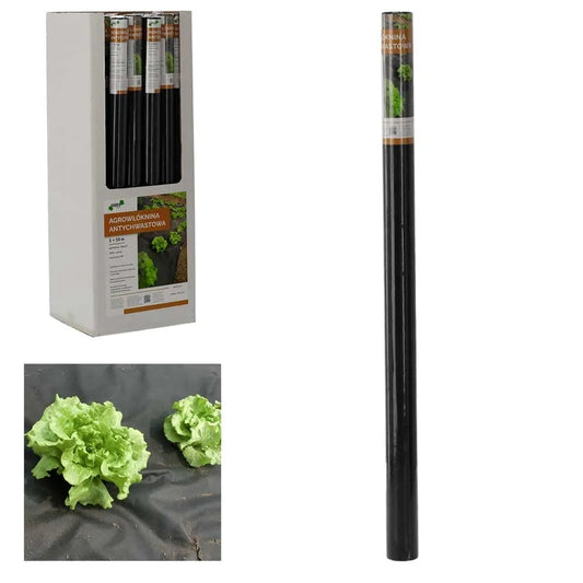 Agrotextilie proti plevelům 1 x 10 m, černá, 50 g/m²