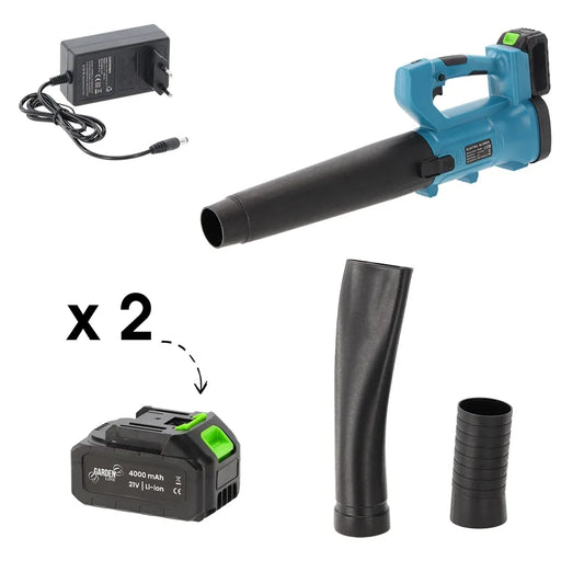 Akumulátorový foukač listí 1500W 21V se 2 bateriemi