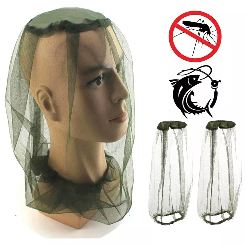 Ochranná síťka proti komárům na hlavu
