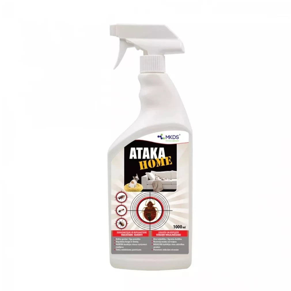 Ataka HOME insekticid na hubení hmyzu v kobercích, matracích, 1L