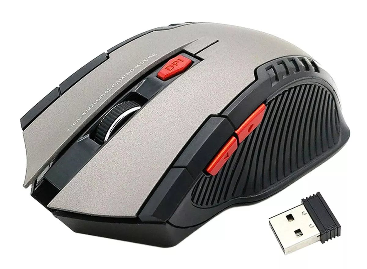 Bezdrátová optická herní myš