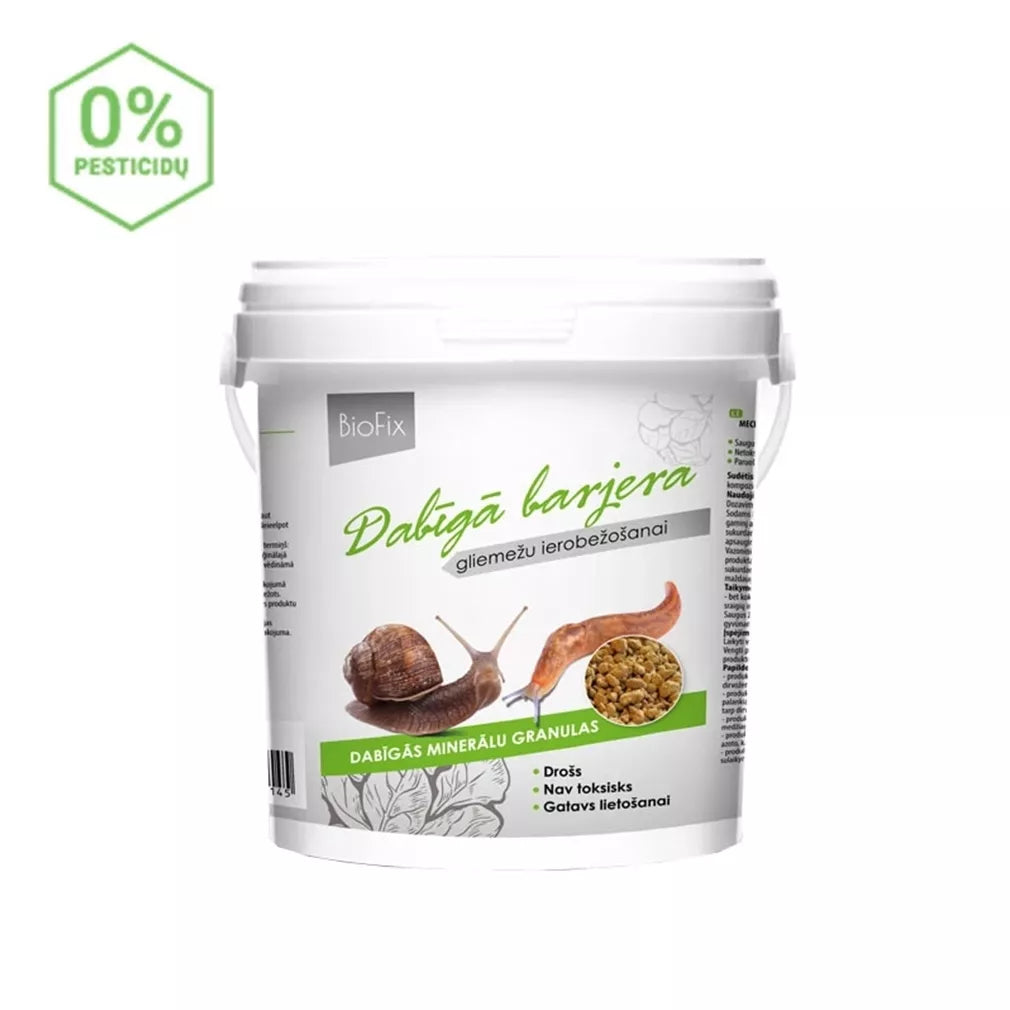 BIOFIX přírodní mechanická bariéra proti slimákům a plžům 1,5 kg