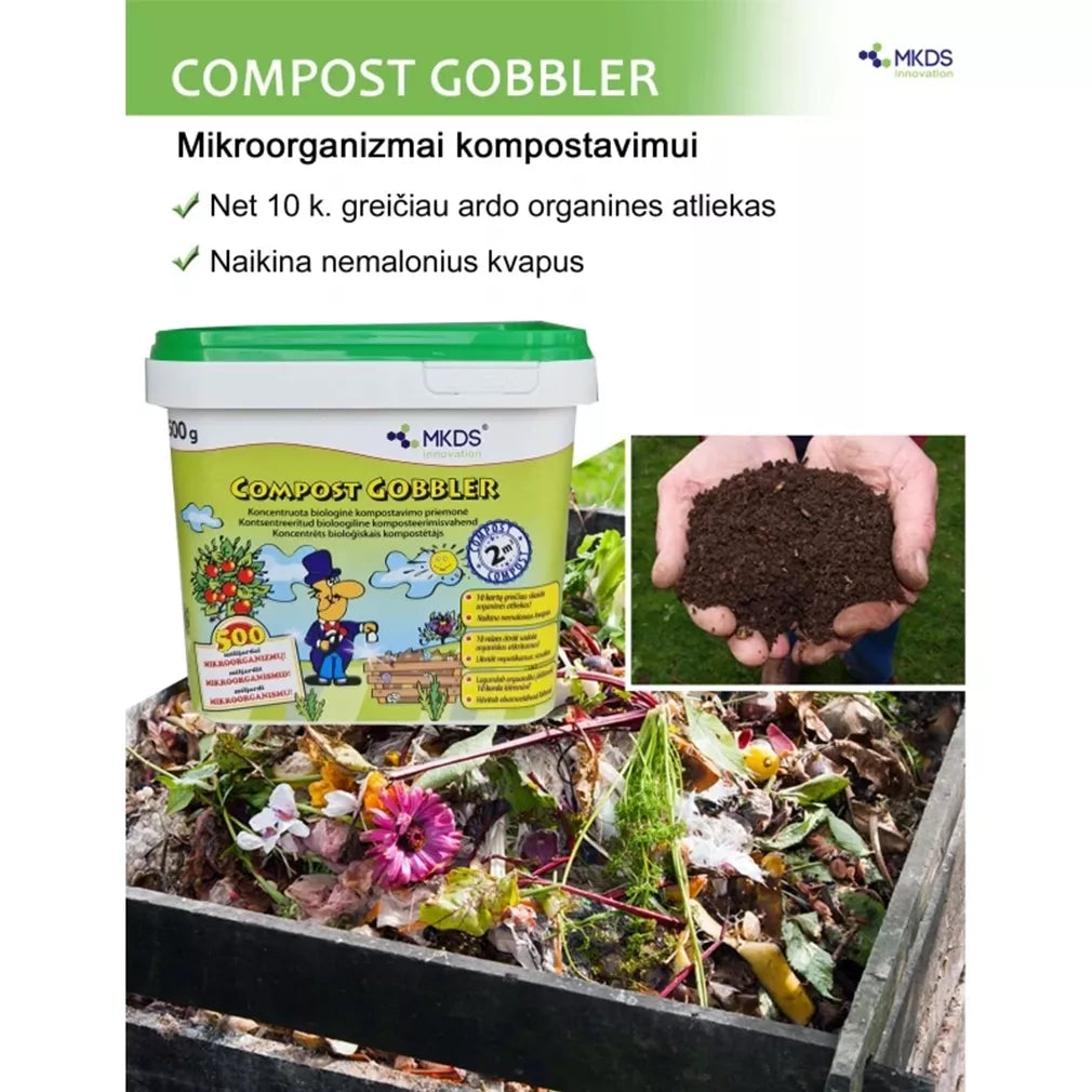 Compost Gobbler mikroorganismy pro kompostování, 500 g