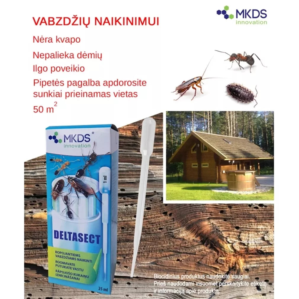 Deltasect biocid-insekticid, 25 ml