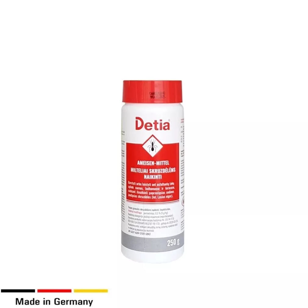 DETIA prášek na hubení mravenců, 250 g