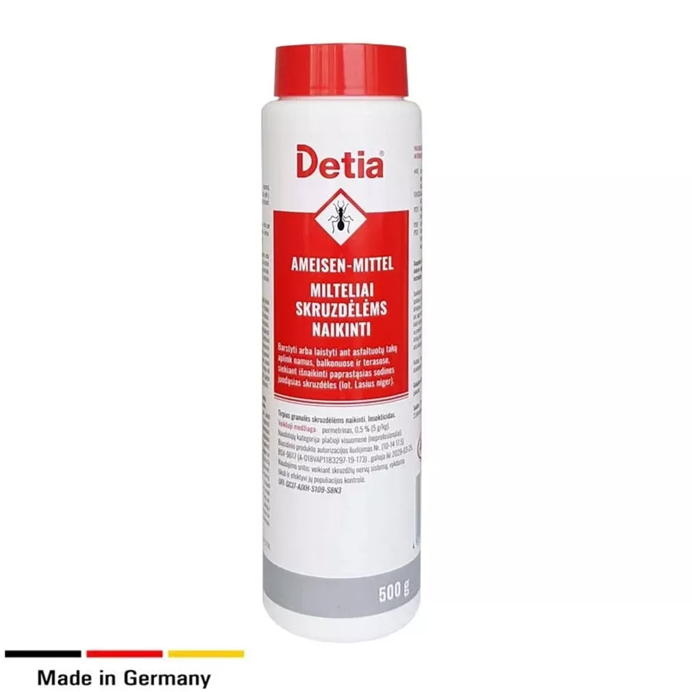 DETIA prášek na hubení mravenců, 500 g