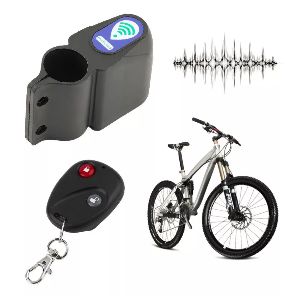 Cyklistický alarm s dálkovým ovladačem