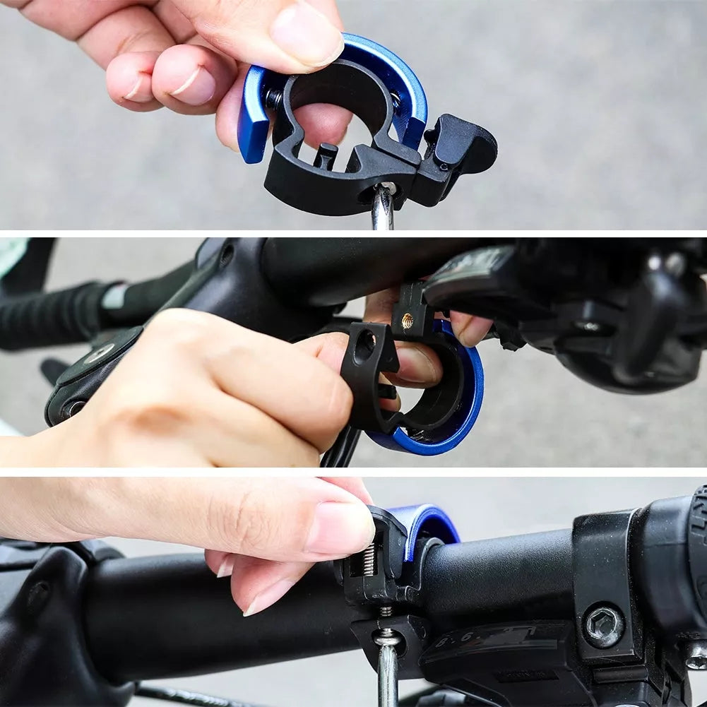 Cyklistický zvonek – kompaktní kovový