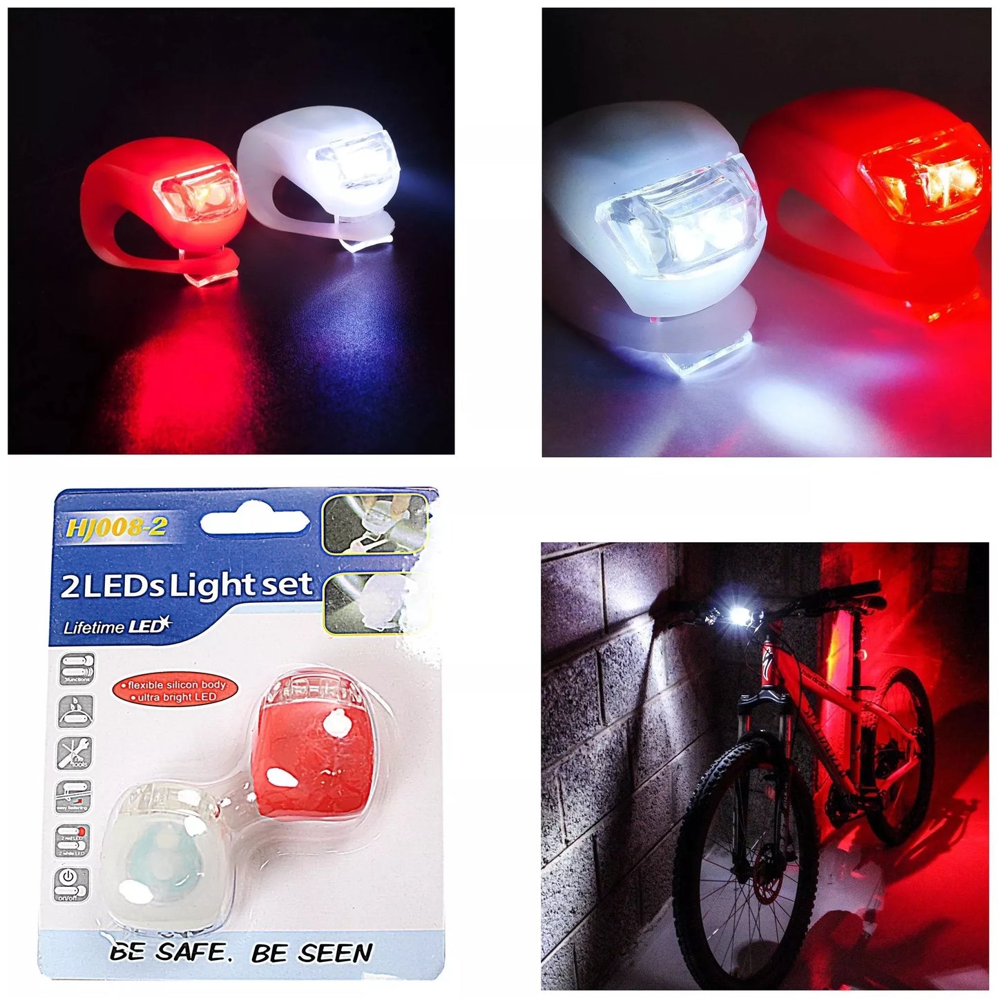 Cyklistická světla 2 ks.