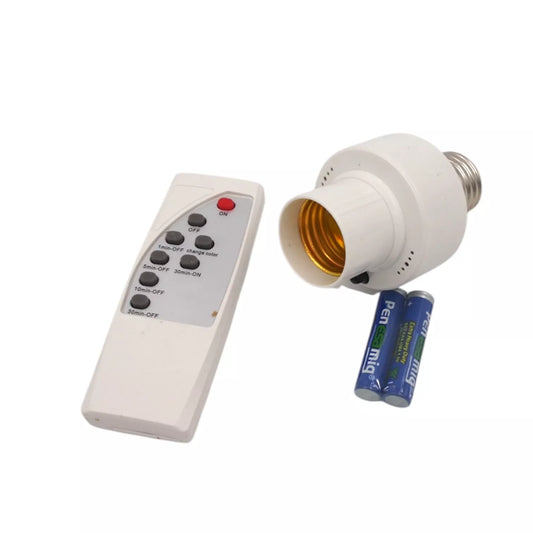 Řídicí modul zásuvky E27 s dálkovým ovladačem