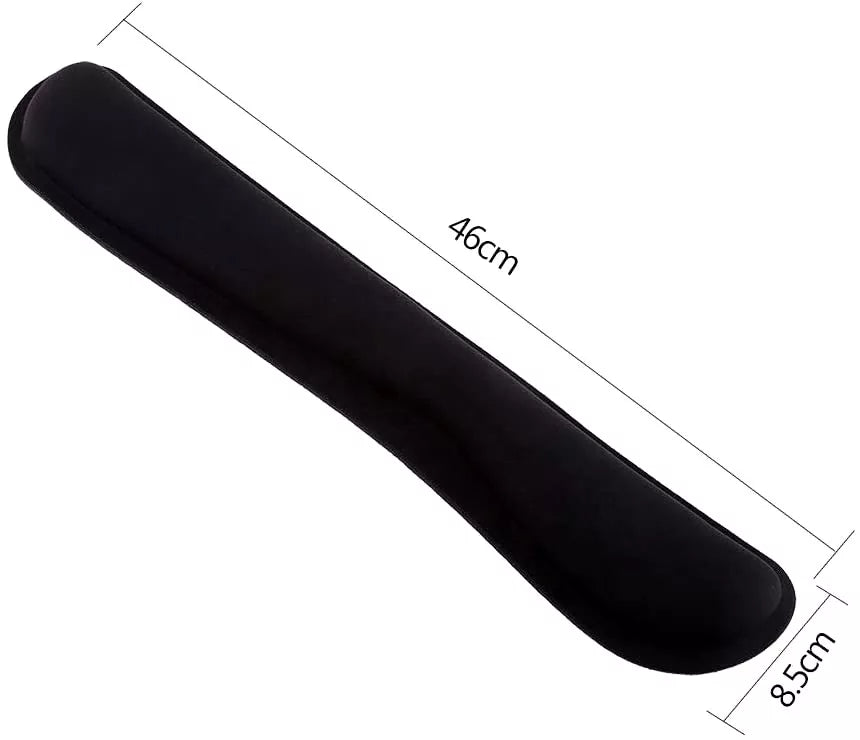 Ergonomicky tvarovaná gelová podložka pod klávesnici