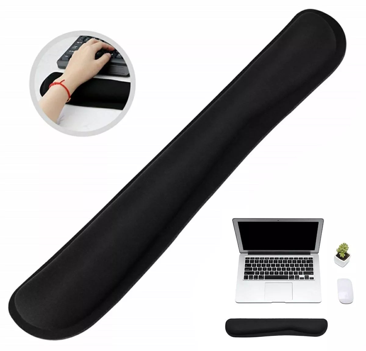 Ergonomicky tvarovaná gelová podložka pod klávesnici