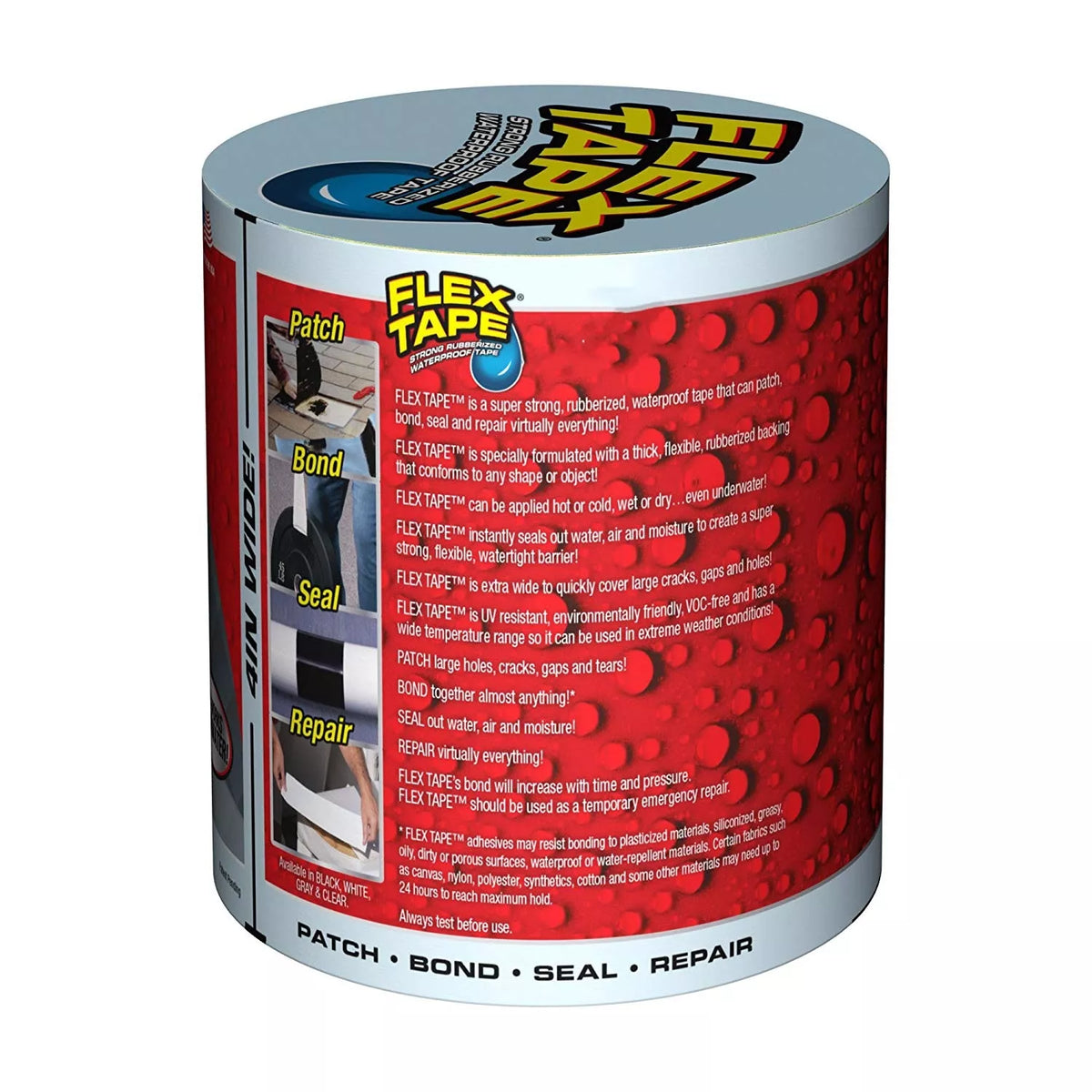 Voděodolná lepicí páska "FLEX TAPE" (černá barva)