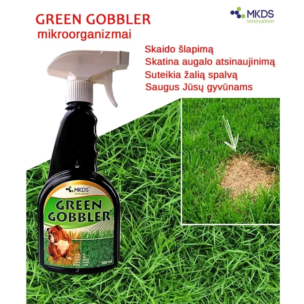Green Gobbler mikroorganismy pro trávníky proti moči domácích mazlíčků, 500 ml