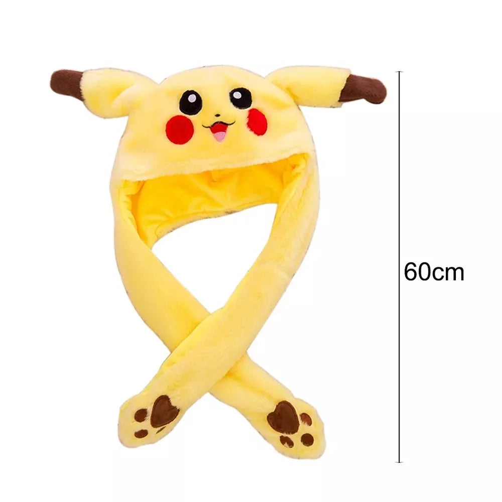 Čepice s pohyblivými ušima „Pikachu“