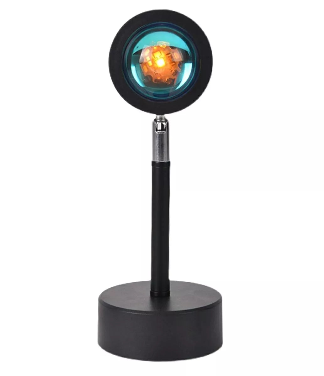 Kompaktní LED lampa na západ slunce
