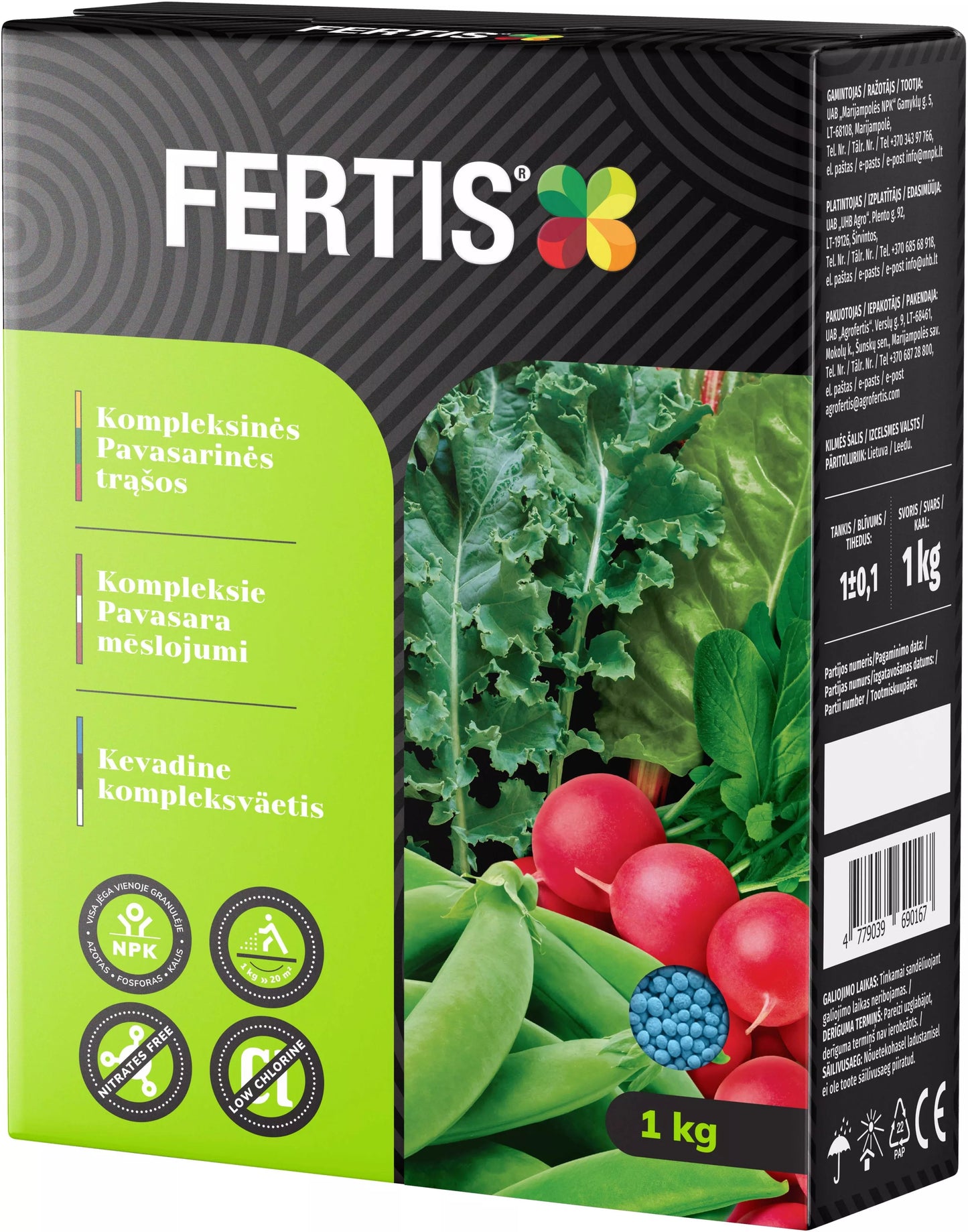 Komplexní jarní hnojivo FERTIS, 1 kg