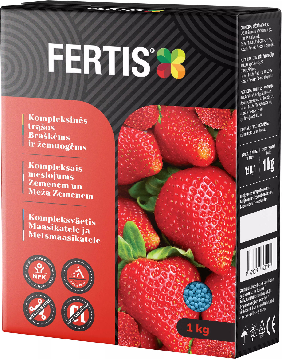 Komplexní hnojivo pro jahody a lesní jahody FERTIS, 1 kg