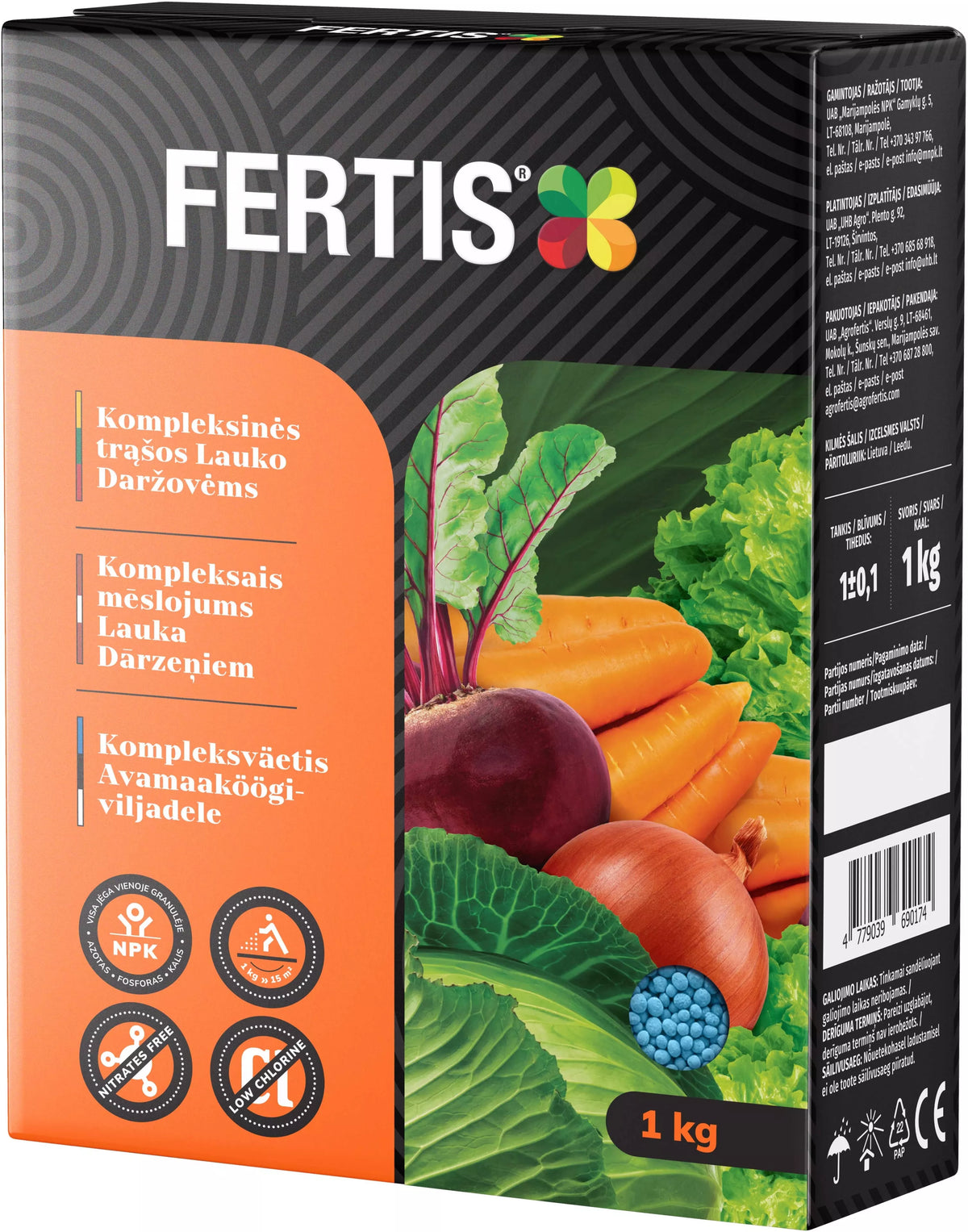 Komplexní hnojivo pro polní zeleninu FERTIS, 1 kg