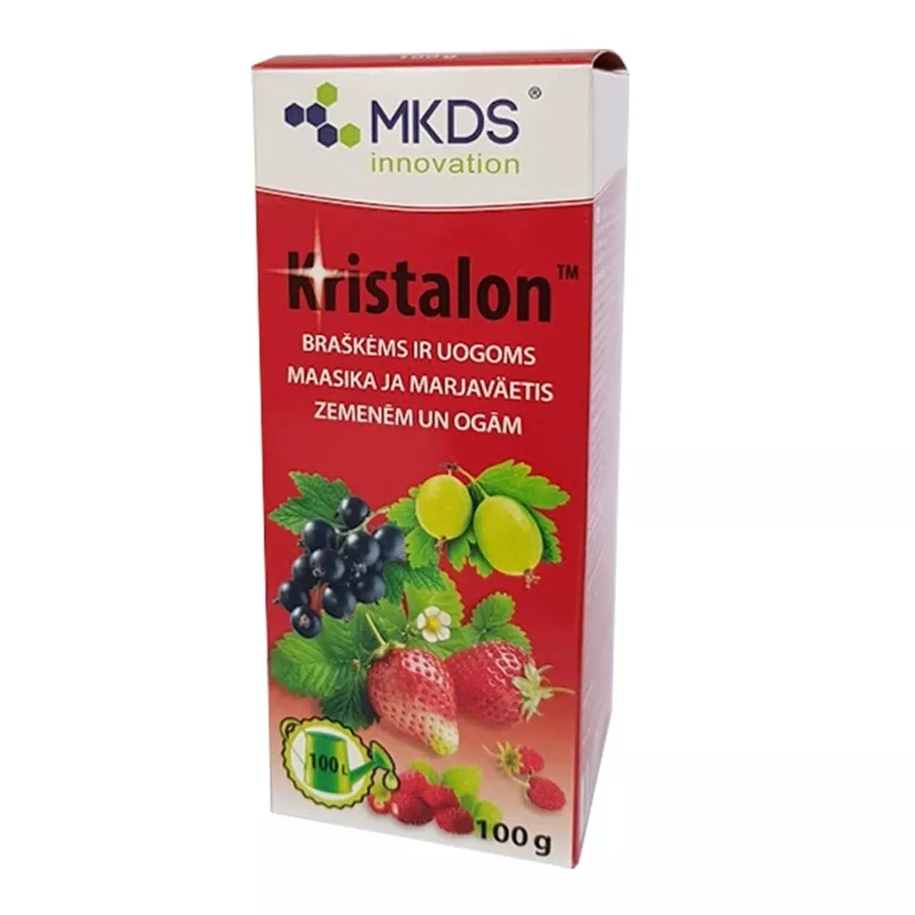 Kristalon červený, hnojivo pro jahody a bobulovité rostliny, 100 g