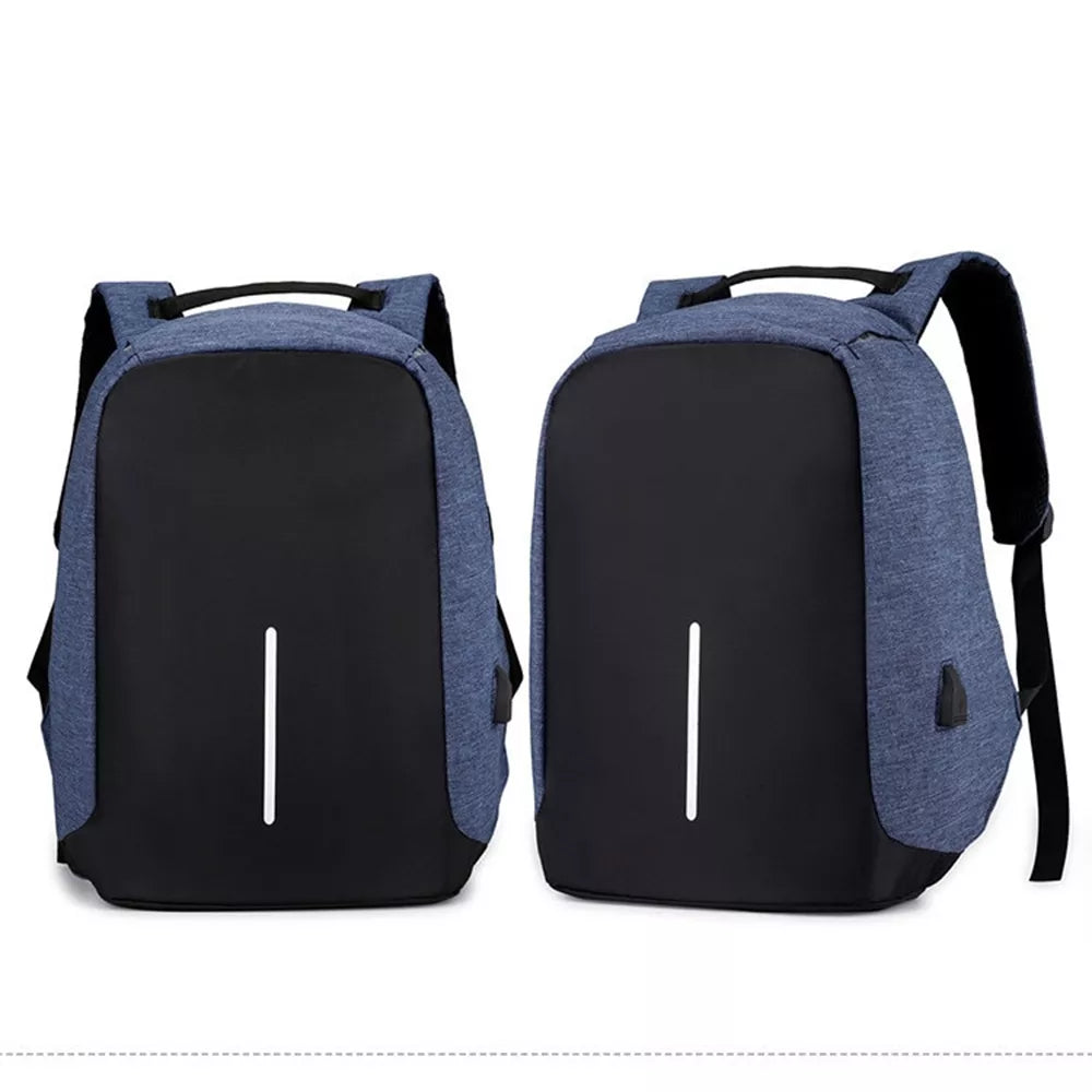 Batoh s USB portem - Fialový