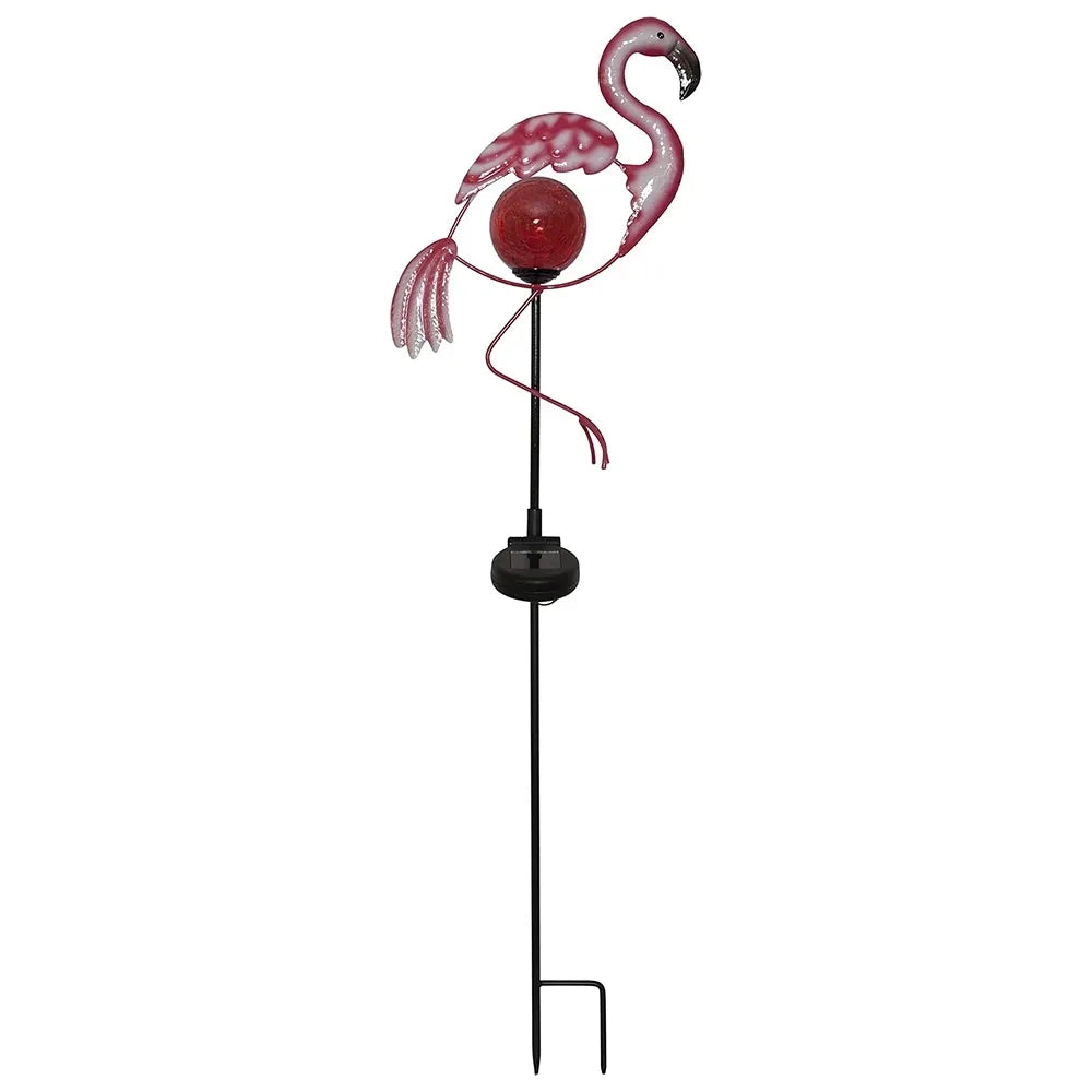 Venkovní LED lampa „Flamingo“ se solárním panelem (80 cm)