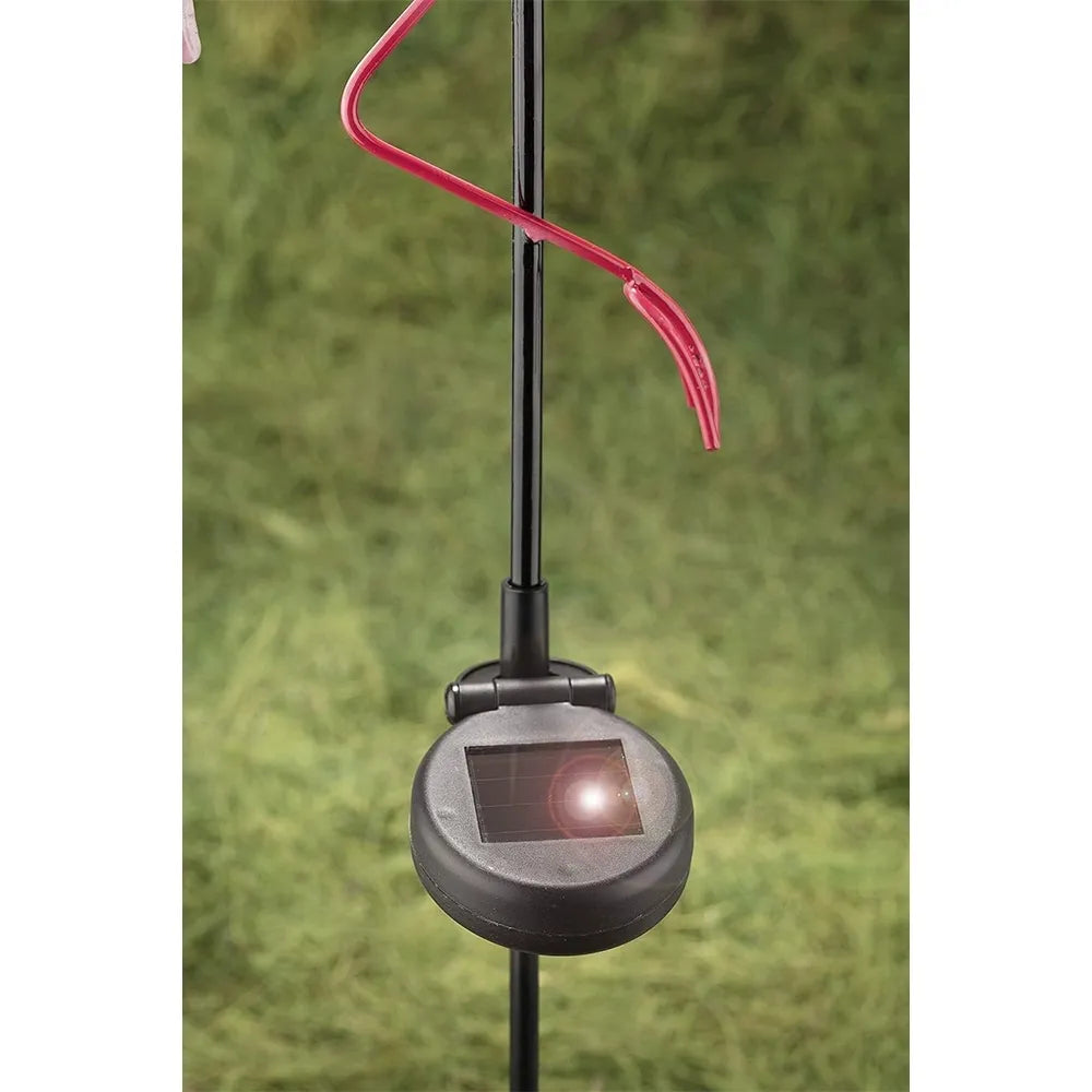 Venkovní LED lampa „Flamingo“ se solárním panelem (80 cm)