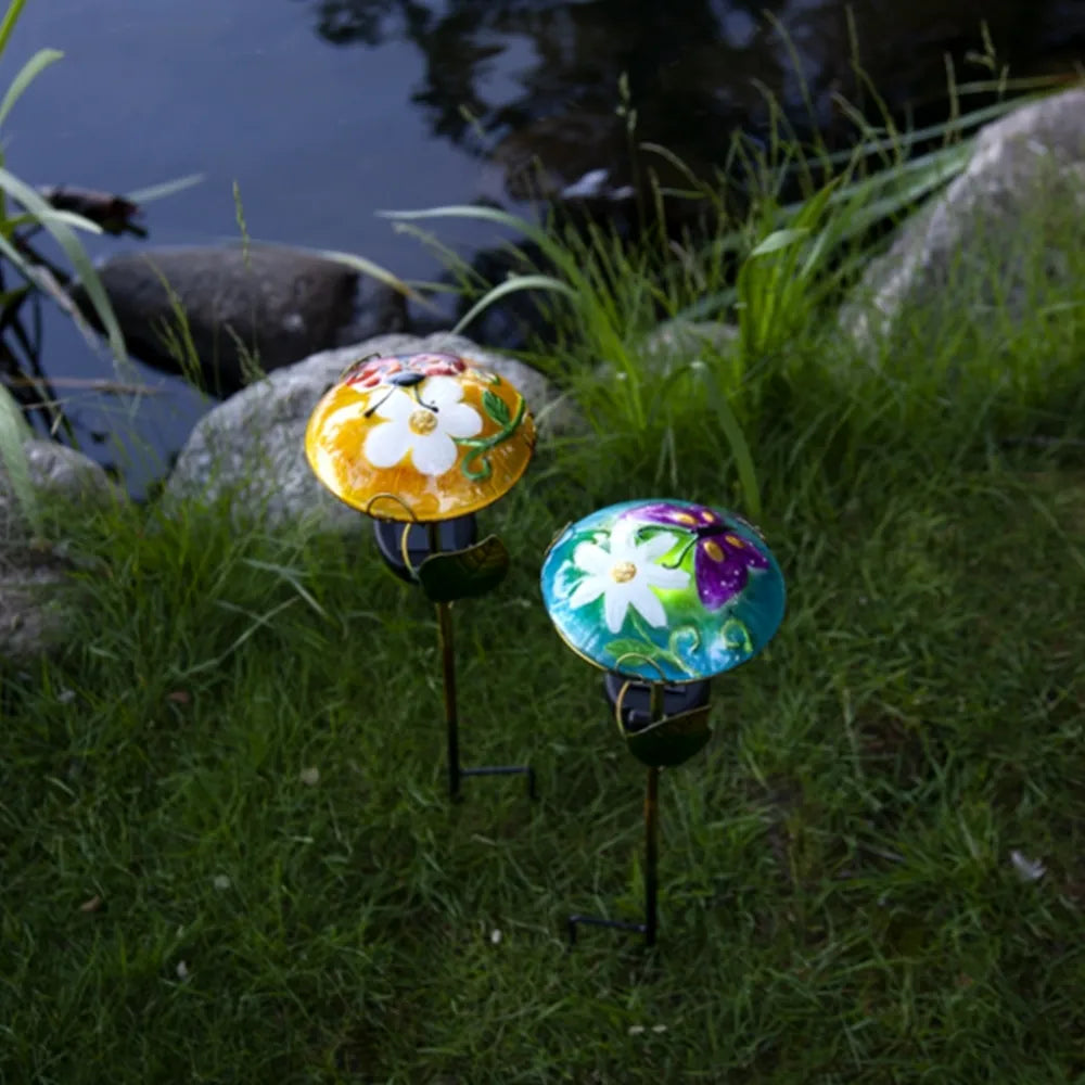 Venkovní LED lampa „Salona“ se solárním panelem (44 cm)