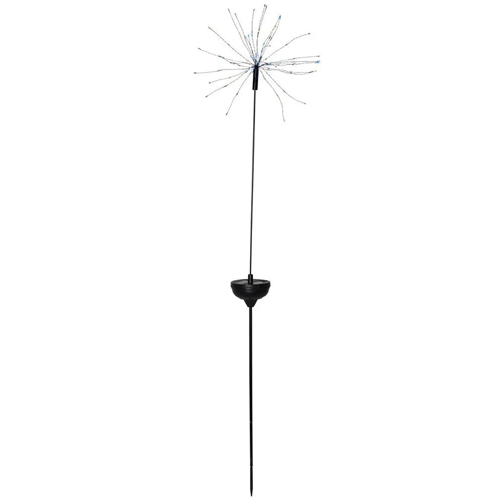 Venkovní LED žárovka „Firework“ se solárním panelem (100 cm)