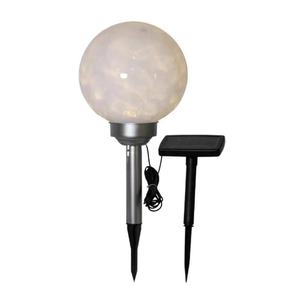 Venkovní LED zahradní lampa „Luna“ se solárním panelem (37 cm)