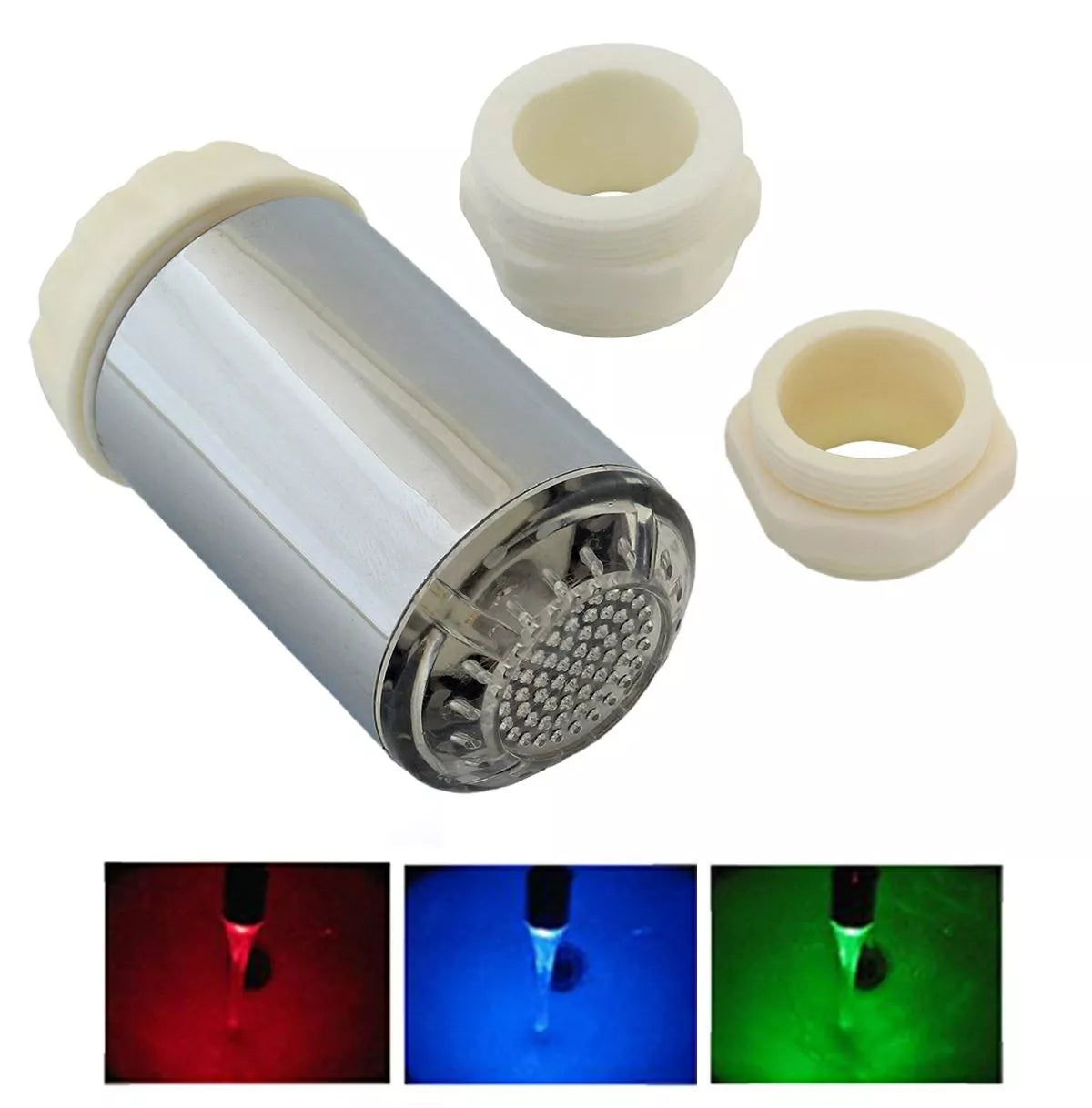 LED nástavec na vodovodní baterii