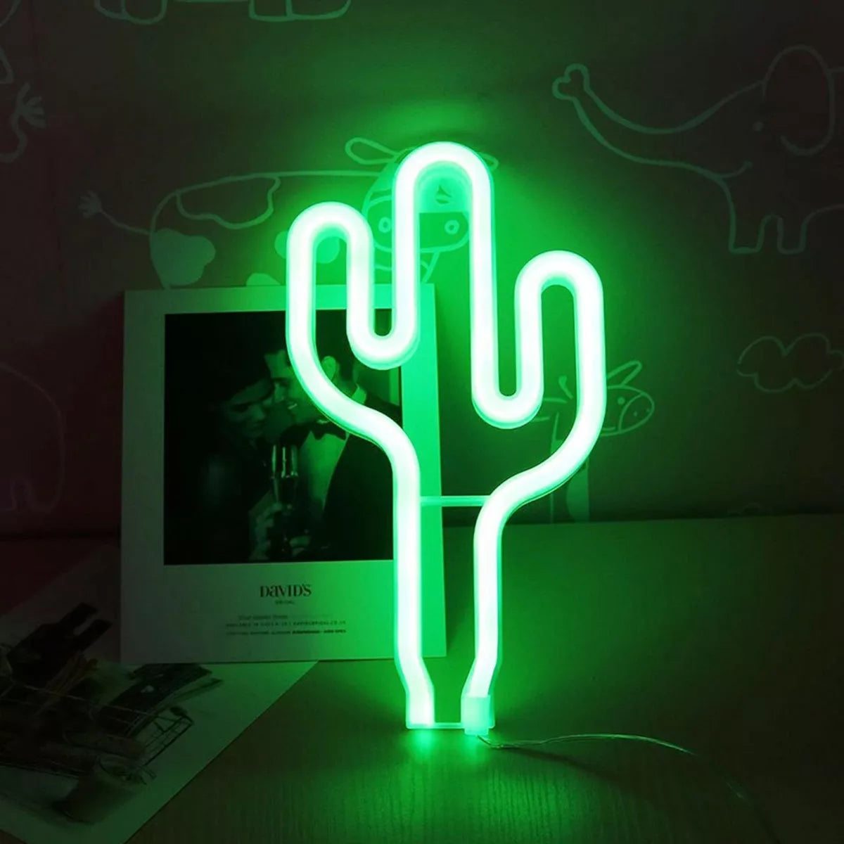 LED dekorativní lampa "kaktus"