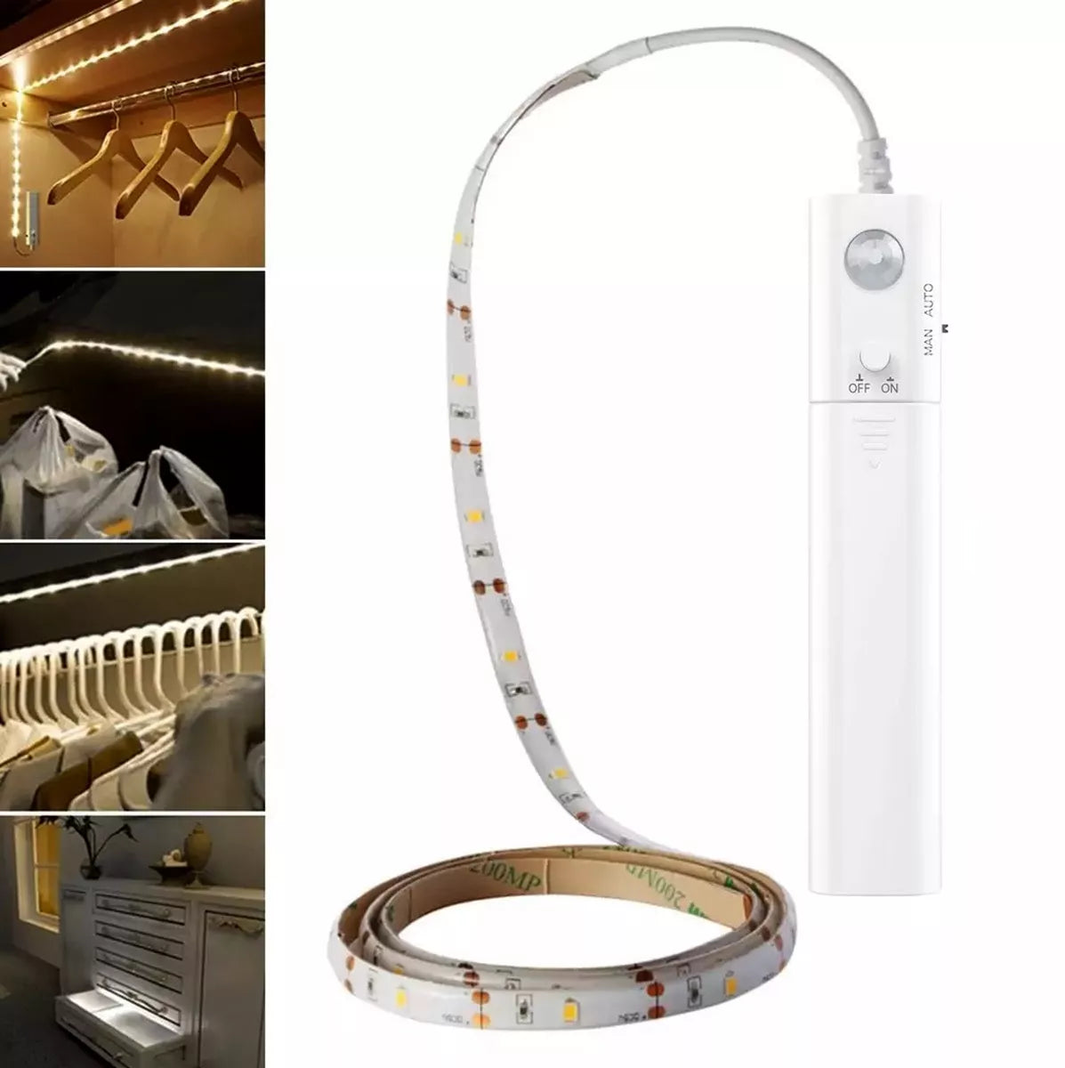 LED pásek s pohybovým senzorem, 2M