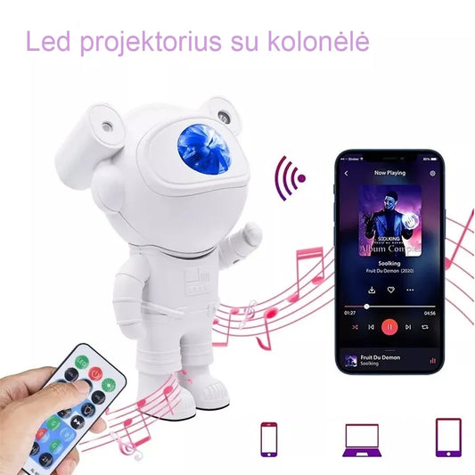 LED projektor s reproduktorem ASTRONAUTAS