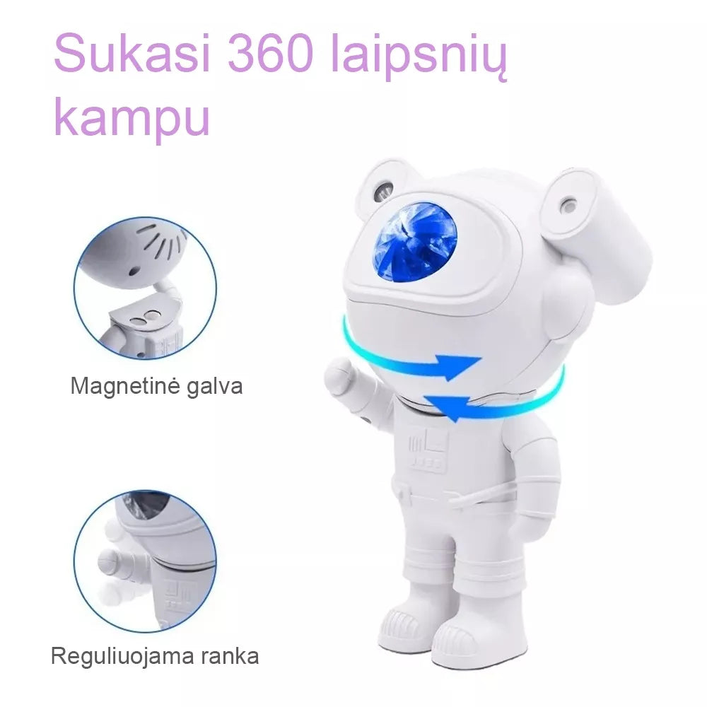 LED projektor s reproduktorem ASTRONAUTAS
