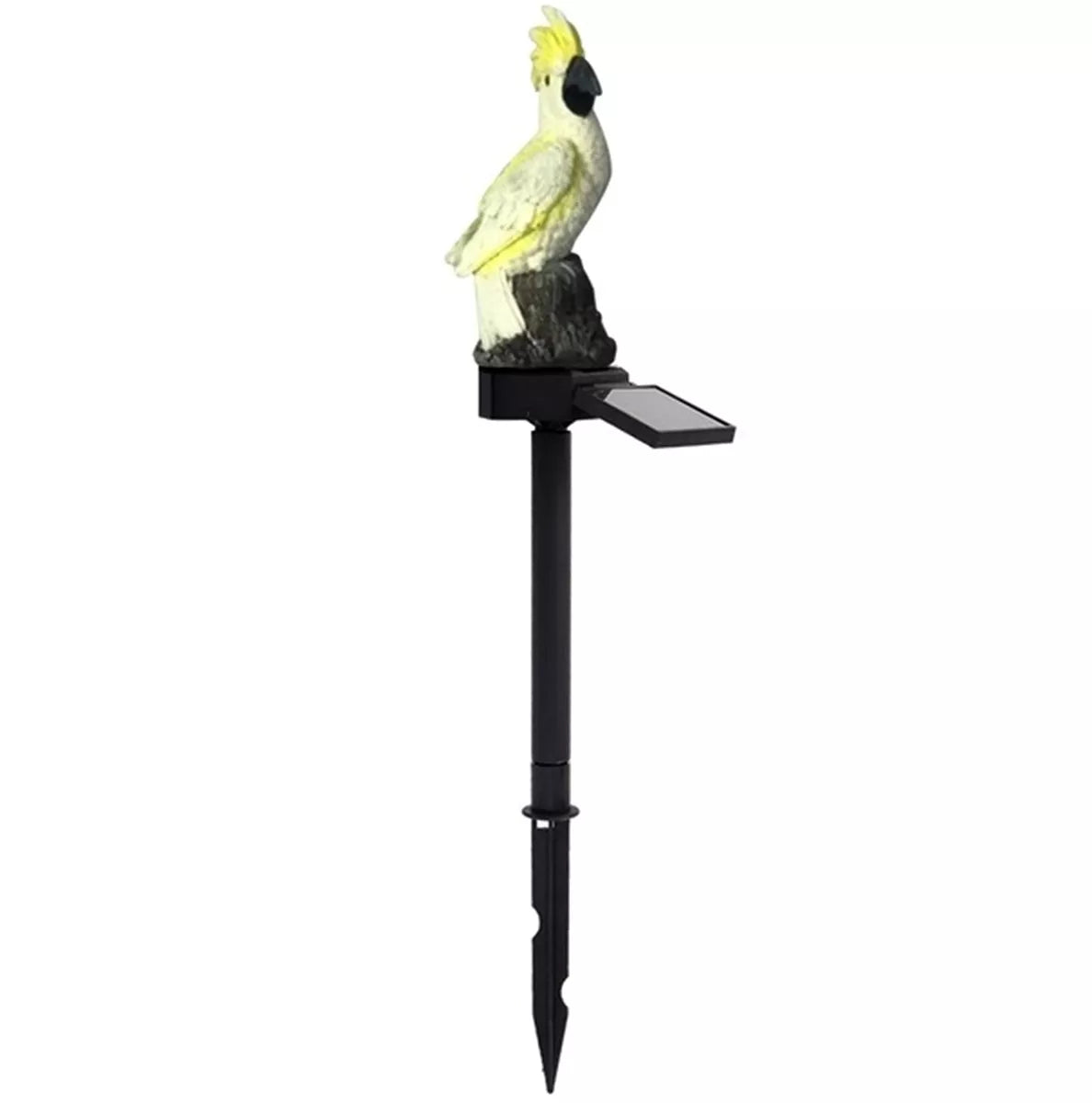 LED solární zahradní lampa – Papoušek