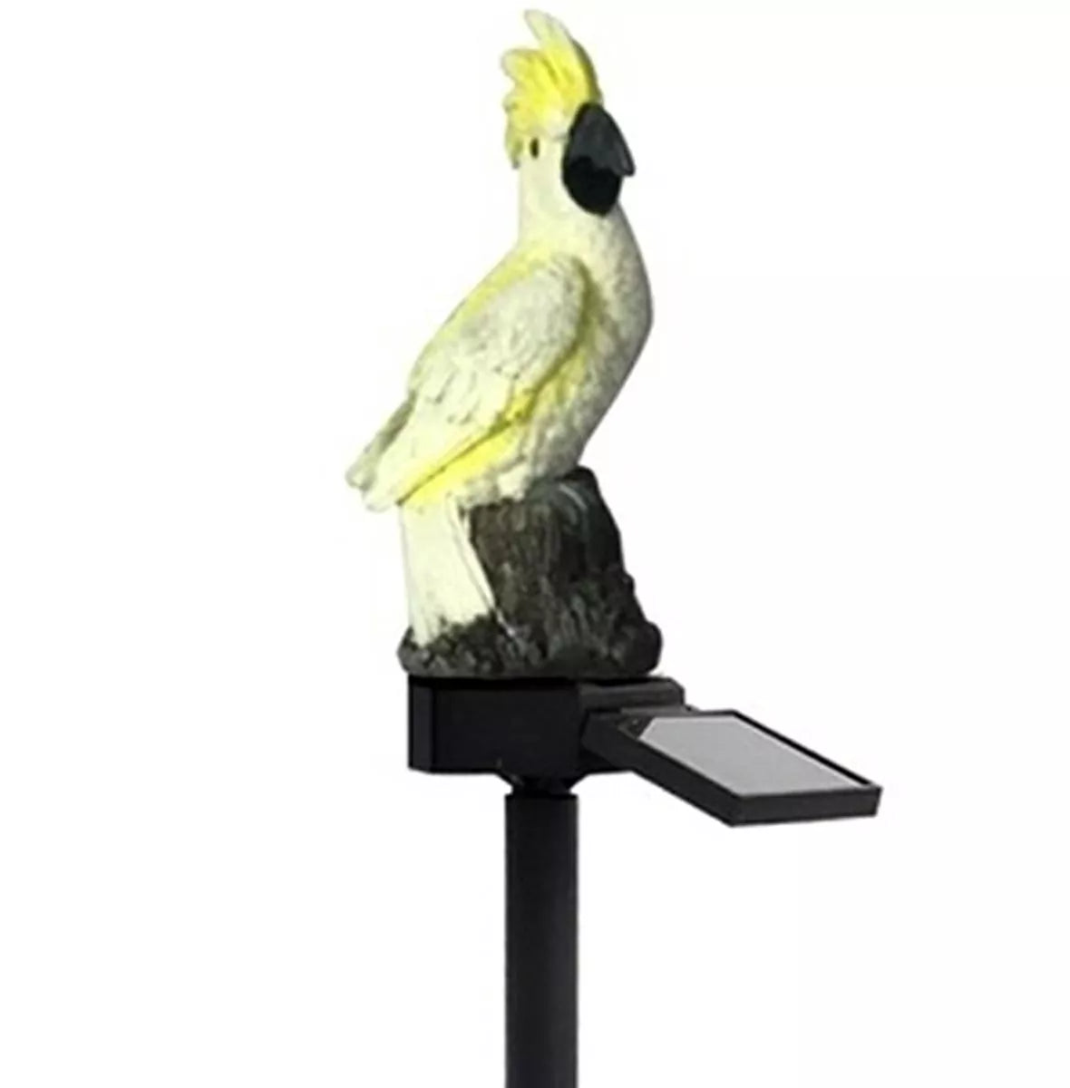 LED solární zahradní lampa – Papoušek