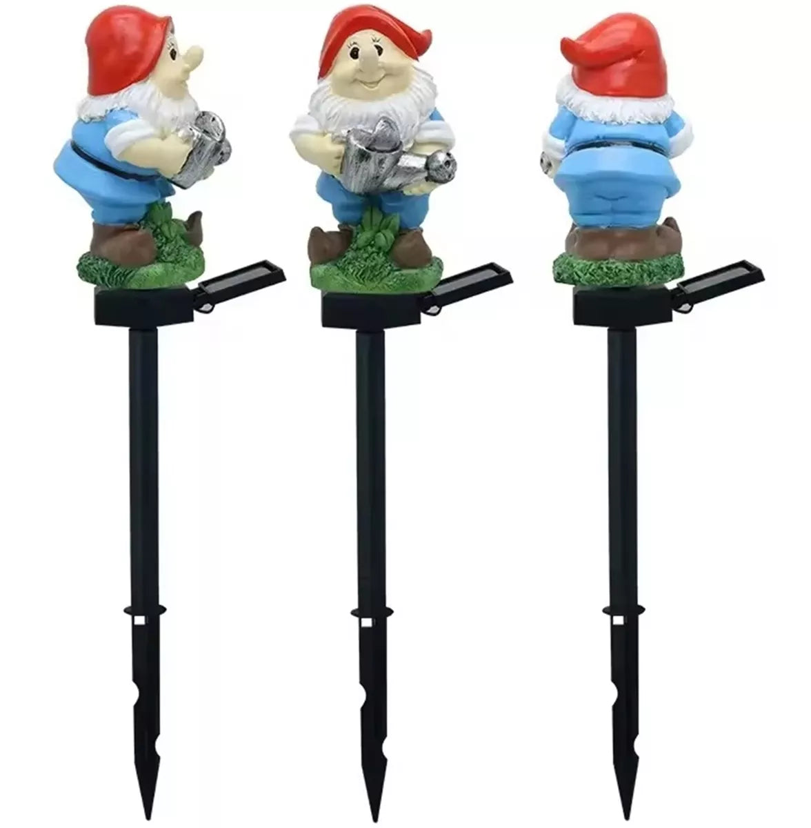 LED zahradní lampa ve tvaru skřítka