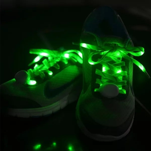 LED svítící tkaničky do bot - Červená