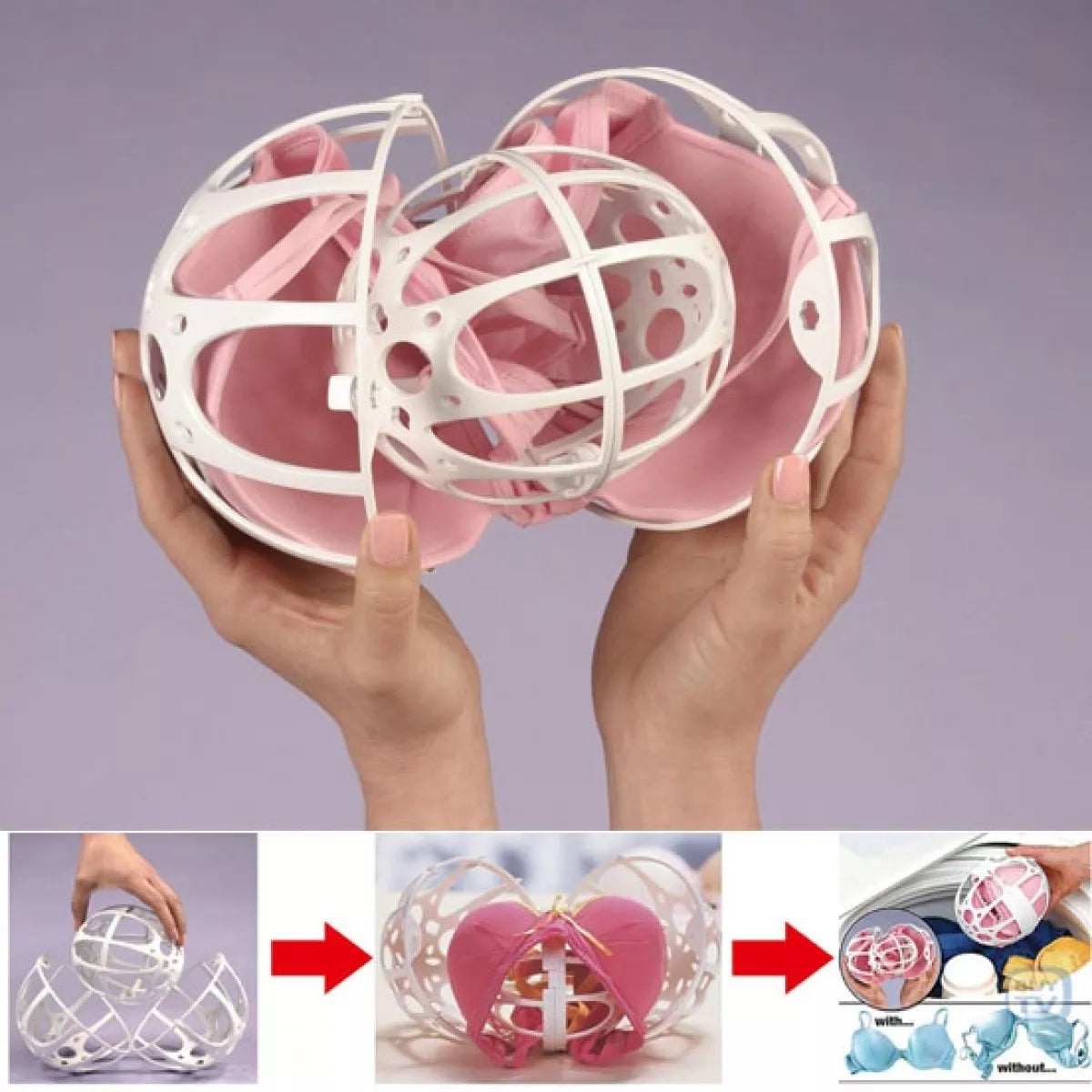 Míček na praní podprsenek SAVER BUBBLE BRA