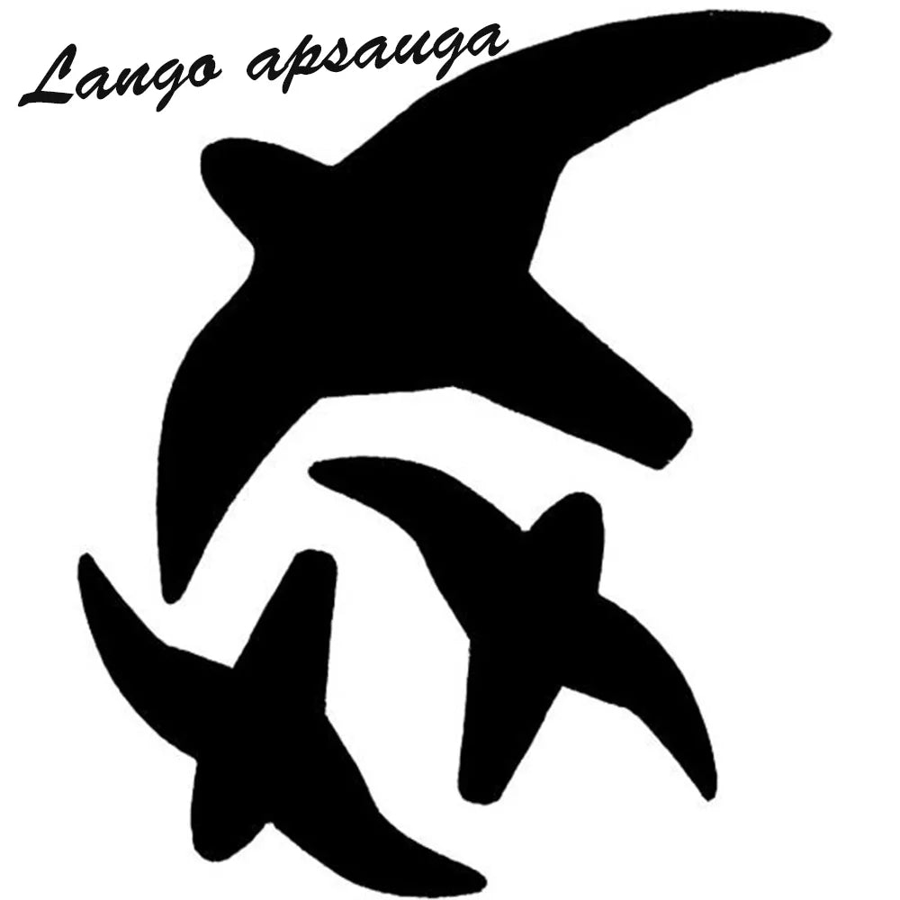 Samolepka pro ochranu proti nárazu ptáků do oken