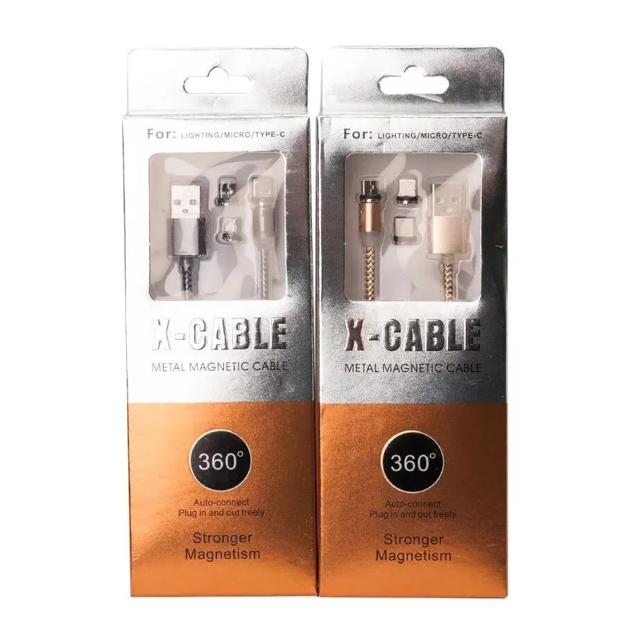 Magnetický USB nabíjecí kabel 3v1