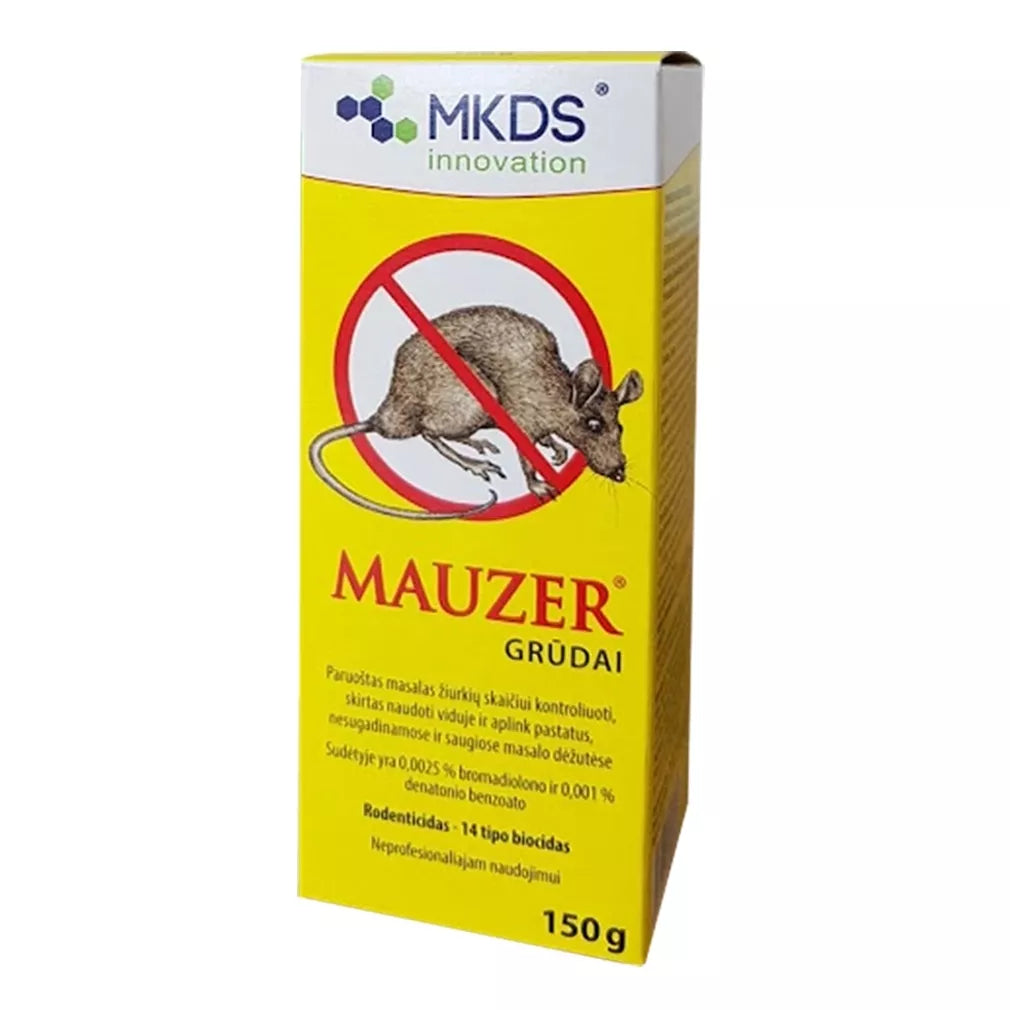 Mauzer obilí pro hubení myší a krys, 150 g